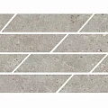 Керамическая плитка Декор kerama marazzi t036\sg6537 Риккарди мозаичный серый светлый матовый 9.8x46.8