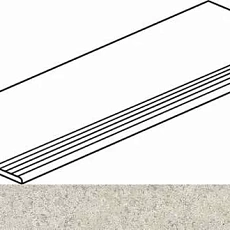 Керамогранит Ступень Италон Дискавер Вайт gradino 30x60 натуральный 30x60