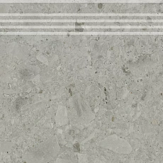 Ступени kerama marazzi dd606020r\gr Чеппо ди Гре серый матовый обрезной 30x60