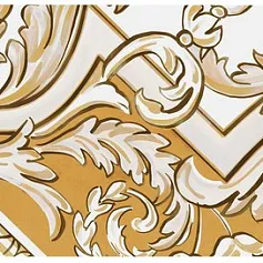 Керамическая плитка Декор Алмаш 4 жёлтый 14x34