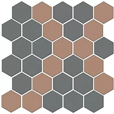 Керама Марацци Декор Kerama Marazzi AD\A673\MM Агуста 6 мозаичный микс матовый оранжевый 