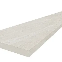 Ступени coliseumgres Контеа Уайт угловая левая 620070002568 белый 33x120