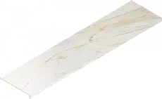 Ступени Италон Стелларис Каррара Айвори угловая правая 620070002600 белый 33x120
