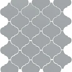 Керамическая плитка арабески глянцевый серый 26x30