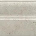 Керамическая плитка Плинтус Карму серый светлый обрезной 15x30