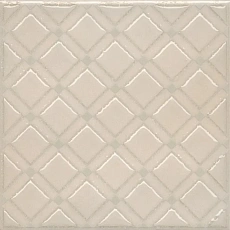 Керамическая плитка Декор kerama marazzi kmd3sta013gn Бахия 1 бежевый светлый глянцевый 9.8x9.8