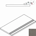 Керамогранит Ступень Италон Дискавер/ discover x2 fume bordo grip 30x60 30x60