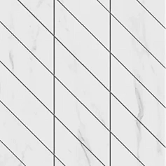 Мозаика Фальшмозаика estima sm01 Аметис Суприм Платинум corner left белый непол. 29.8x59.8