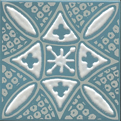 Керама Марацци Декор Kerama Marazzi KMD3STA020GN Бахия 2 бирюзовый глянцевый бирюзовый 