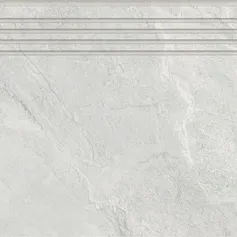Ступени Керранова Кратер light grey серый 30x120