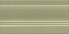 Керамогранит Плинтус Турати зеленый светлый 10x20