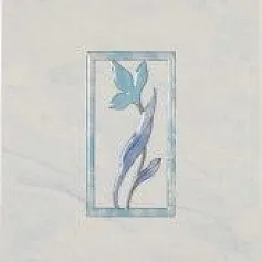 Керамическая плитка венера декор 1 голубой 20x30