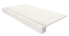 Ступени Комплект estima ln00 luna white (Ступень 33x120 непол. прямоугол. бортик с насечками + Подступенок 14,5x120) 33x120