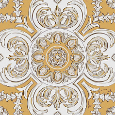 Керама Марацци Декор Алмаш центр жёлтый жёлтый 