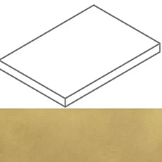 Ступени Континуум Брасс Голд ступ. угл.лев 33x160