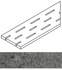 Италон ГРЭЙ РЕШЁТКА 20X60 ПР серый для улицы для крыльца