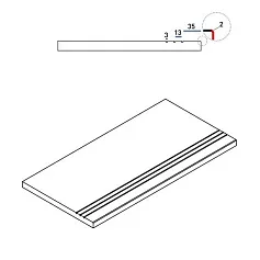Керамогранит orobico bor.30x60 grip 30x60