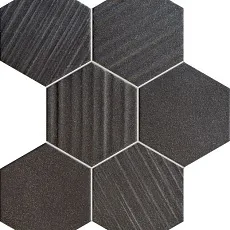 Мозаика horizon hex black мозаика 22,1x28,9