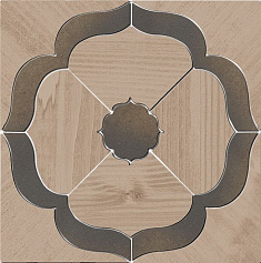 Керама Марацци Декор Гранд Вуд наборный ID86 бежевый для офиса, для гостиной, для прихожей