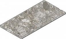 Керамогранит ПЕТРОЛ БОРТИК 30x60 С ВЫЕМКОЙ ЗАКРУГЛ 30x60