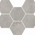 Мозаика coliseumgres Экспо/ expo Грэй Гексагон 620110000173 Серый 25x29