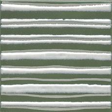 Керамическая плитка Декор kerama marazzi kmd3sta023gn Бахия 3 зеленый глянцевый 9.8x9.8