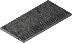 Ступени ТИТАНИО СТУПЕНЬ ЗАКРУГ.ГРИП 30x60 Л 30x60