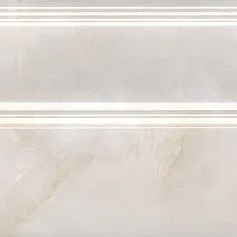 Керамогранит Плинтус Вирджилиано серый обрезной 15x30