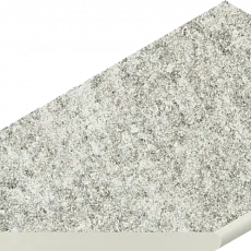 Керамогранит Бортик Нордика Айс закругленный левый 620090001054 серый 30x60