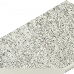 Керамогранит Бортик Нордика Айс закругленный левый 620090001054 серый 30x60