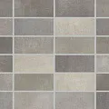 Керамическая плитка Фиори Гриджо/ fiori grigio Панно Мозаика Темно-Серый 20x60