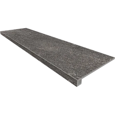 Ступени Комплект estima tn02 Трамонтана anthracite (Ступень 33x120 непол. прямоугол. бортик без насечек + Подступенок 14,5x120) 33x120