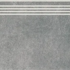 Ступени Ступень Королевская дорога серый темный обрезной 30x60