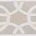 Керамическая плитка Камелия 511 border Перл Вайт glossy 7,5x30