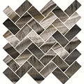Мозаика Аррис/ arris black Браун m06 28,2x30,3
