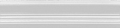 Керама Марацци Бордюр Багет белый белый для ванной