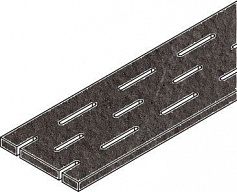 Италон КАРБОН РЕШЁТКА 20X60 ПР чёрный для улицы для крыльца