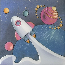 Керамическая плитка Декор kerama marazzi vt\a379\5009 Космос 1 20x20