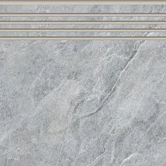 Ступени Керранова Кратер grey серый 30x60