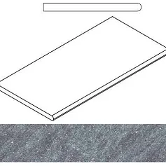 Керамогранит СИЛВЕР БОРТИК 30x60 ЗАКРУГЛЁННЫЙ 30x60