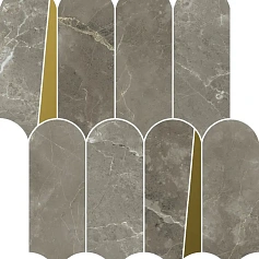 Мозаика Италон  Стелларис Тусканиа Грэй Элегант 32,5х36,1 33х33