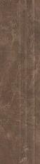 Керамическая плитка avangard wall skirting & finishing brown glossy 20x120