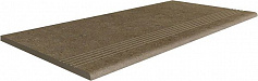 Италон АУРИС МОКА СТУПЕНЬ 30X60 коричневый для дома для крыльца для офиса для улицы
