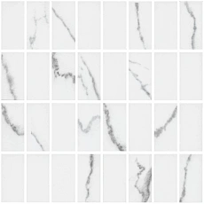 Керамическая плитка Декор kerama marazzi mm8380 Мираколи мозаичный белый глянцевый 20x30
