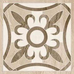 Керамогранит Этериал Декор Светло-Бежевый 45x45