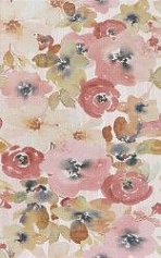 Шахтинская плитка Амалия бежевый декор 01 розовый 