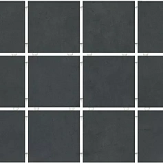Керамическая плитка kerama marazzi 1291h Амальфи черный матовый (из 12 частей 9.8x9.8x0.7) 29.8x39.8