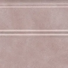 Керамическая плитка Плинтус Марсо розовый обрезной 15x30