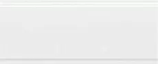 Керамическая плитка Бордюр kerama marazzi bda034r Флориан белый матовый обрезной 12x30