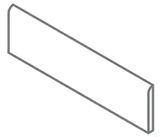 Плинтус Италон Фоссил Грэй 610130006224 серый 7.2x60